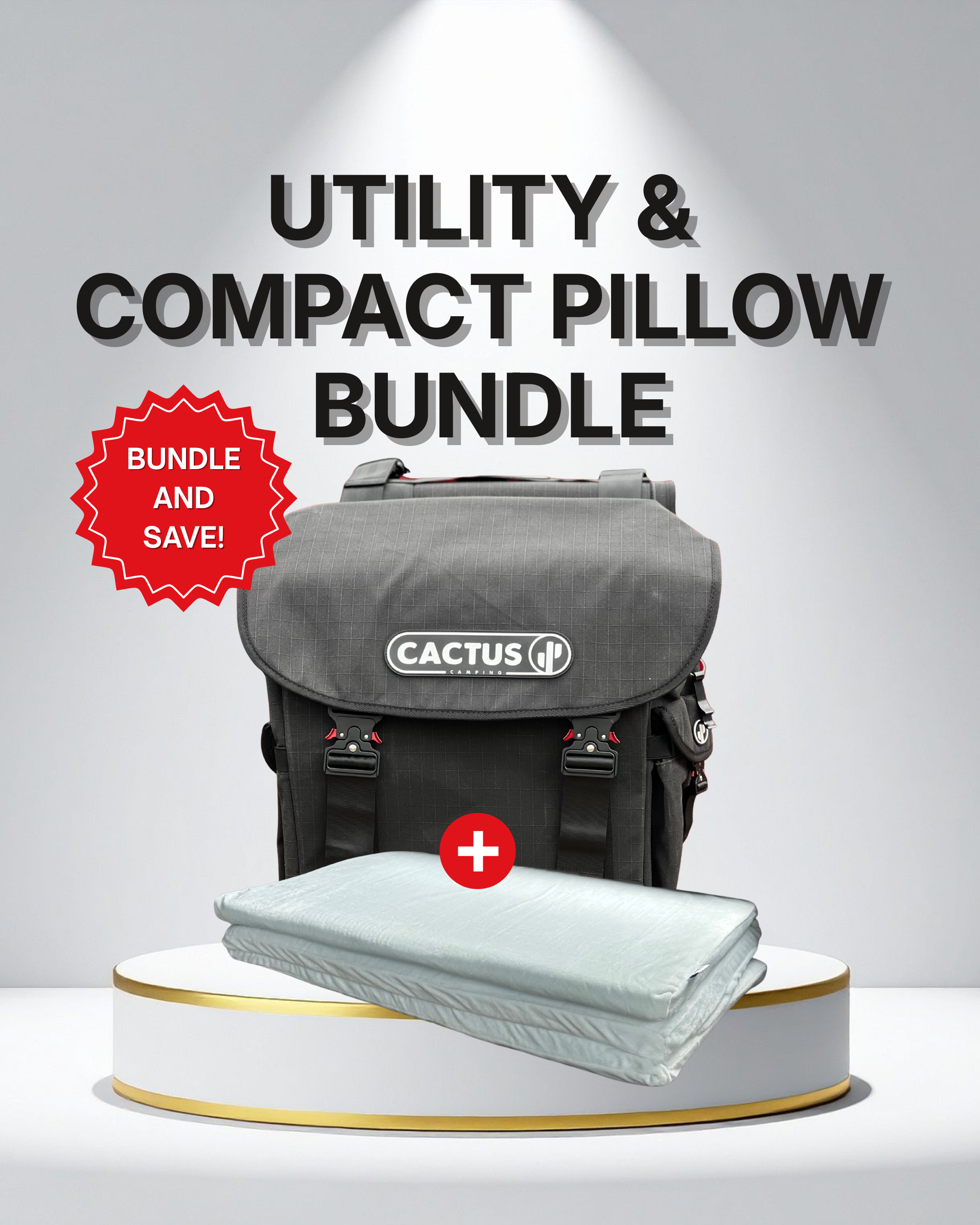Utility + Compact Pillow Bundle